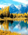 pic for mountain reflection